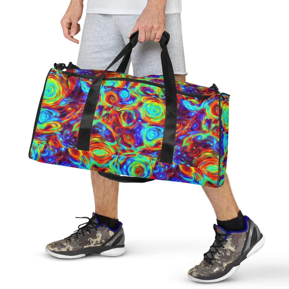 Fever Spiral on Duffle Bag — Front