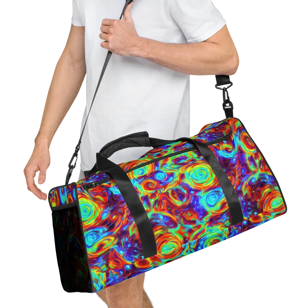Fever Spiral on Duffle Bag — Right Front