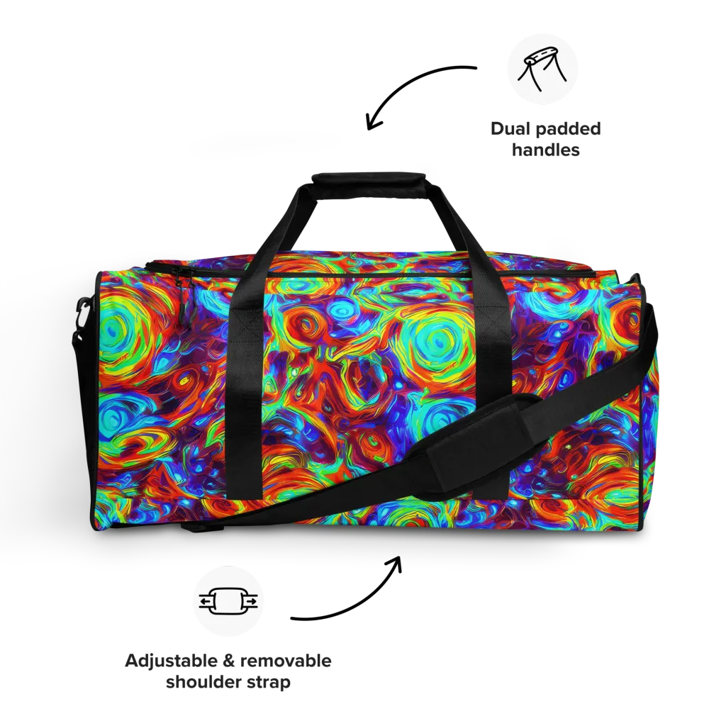 Fever Spiral on Duffle Bag — Front