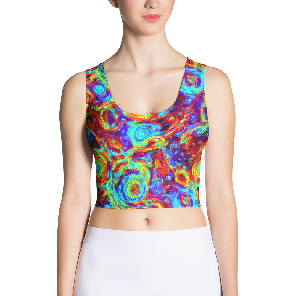 Fever Spiral on Crop Top — Front