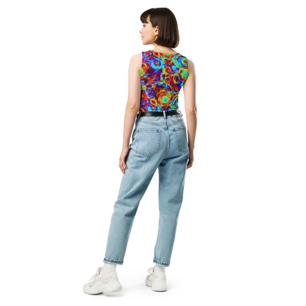Fever Spiral on Crop Top — Back