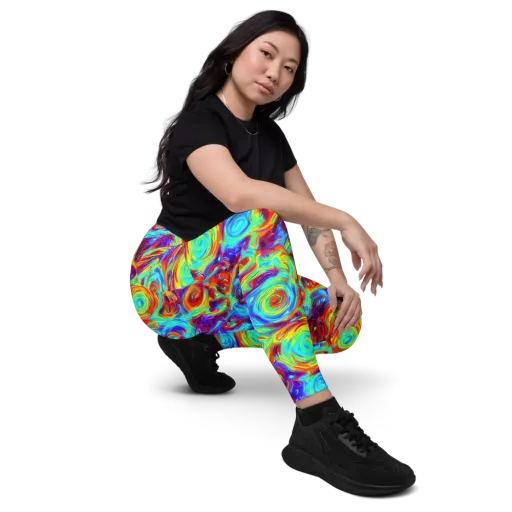 Fever Spiral on a Leggings with Pockets