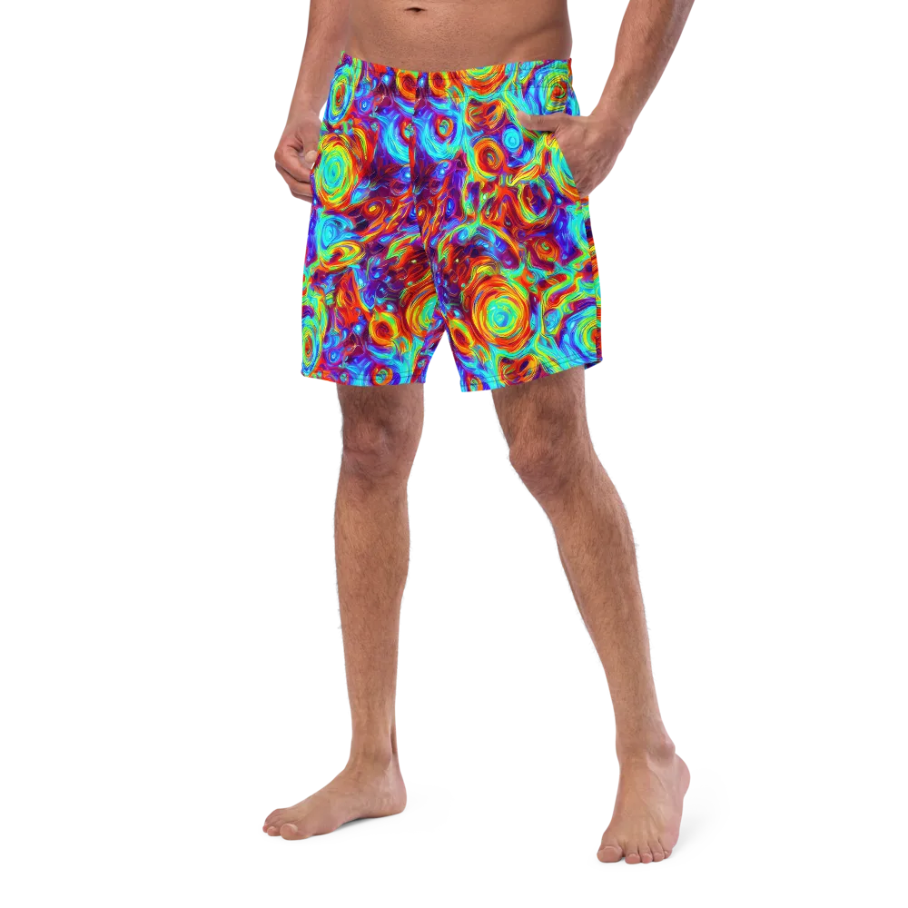 Fever Spiral on Swim Trunks — Left Front