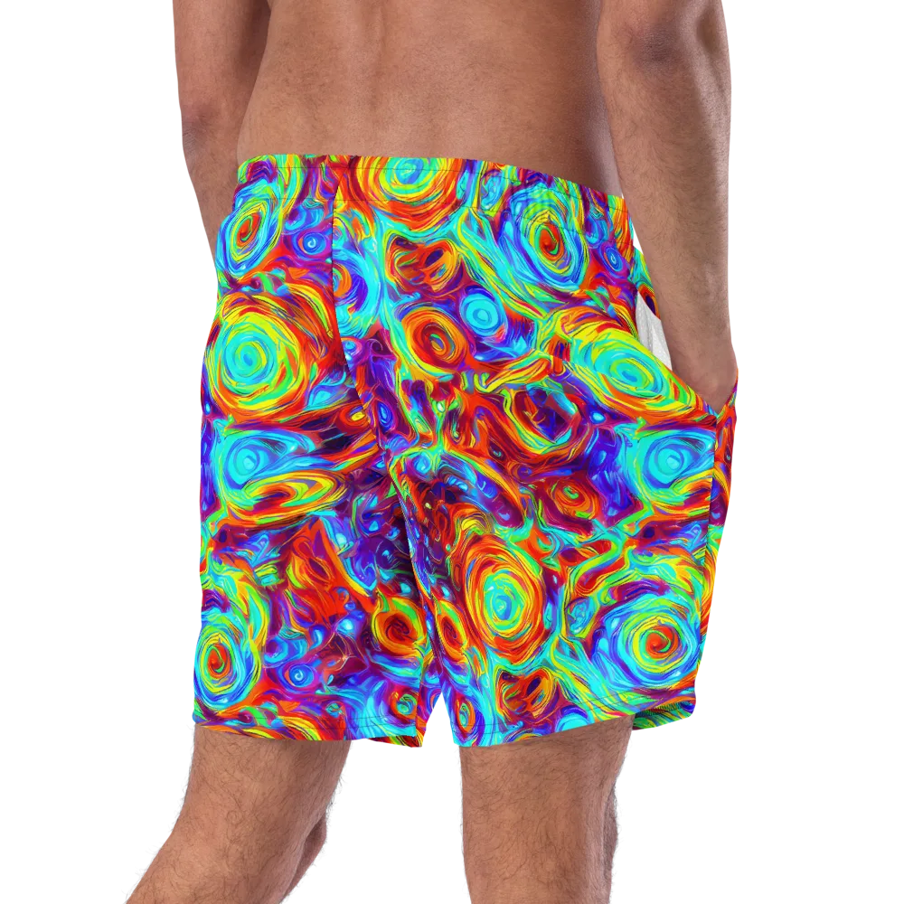 Fever Spiral on Swim Trunks — Right Back