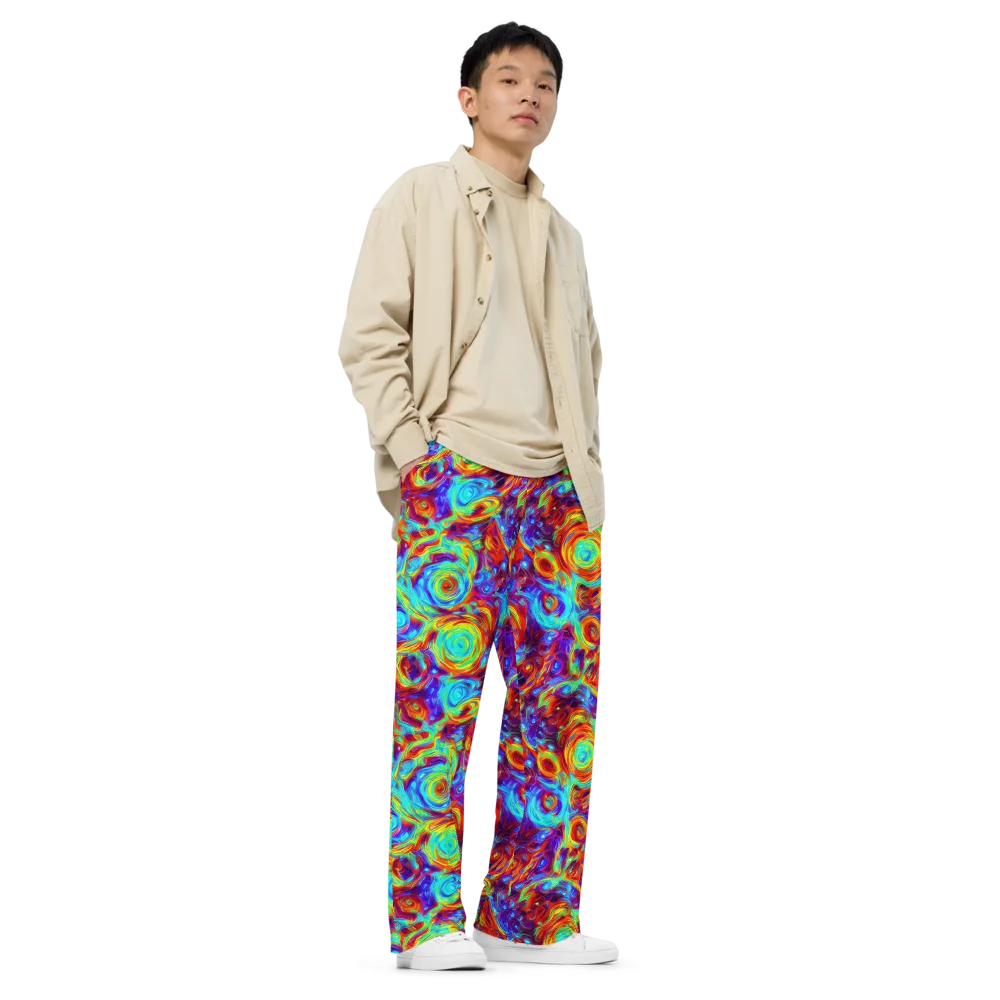 Fever Spiral on Wide-Leg Pants — Right Front