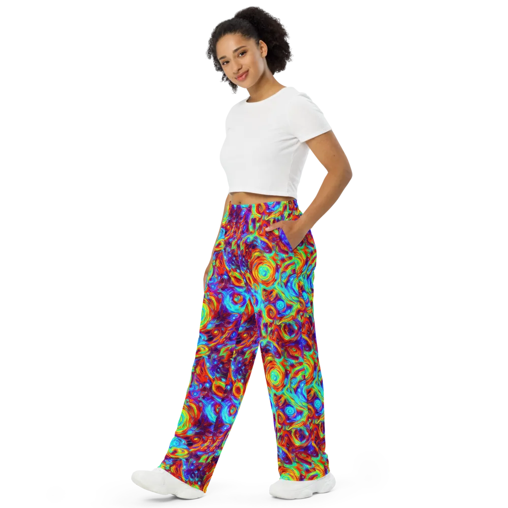 Fever Spiral on Wide-Leg Pants — Left Front
