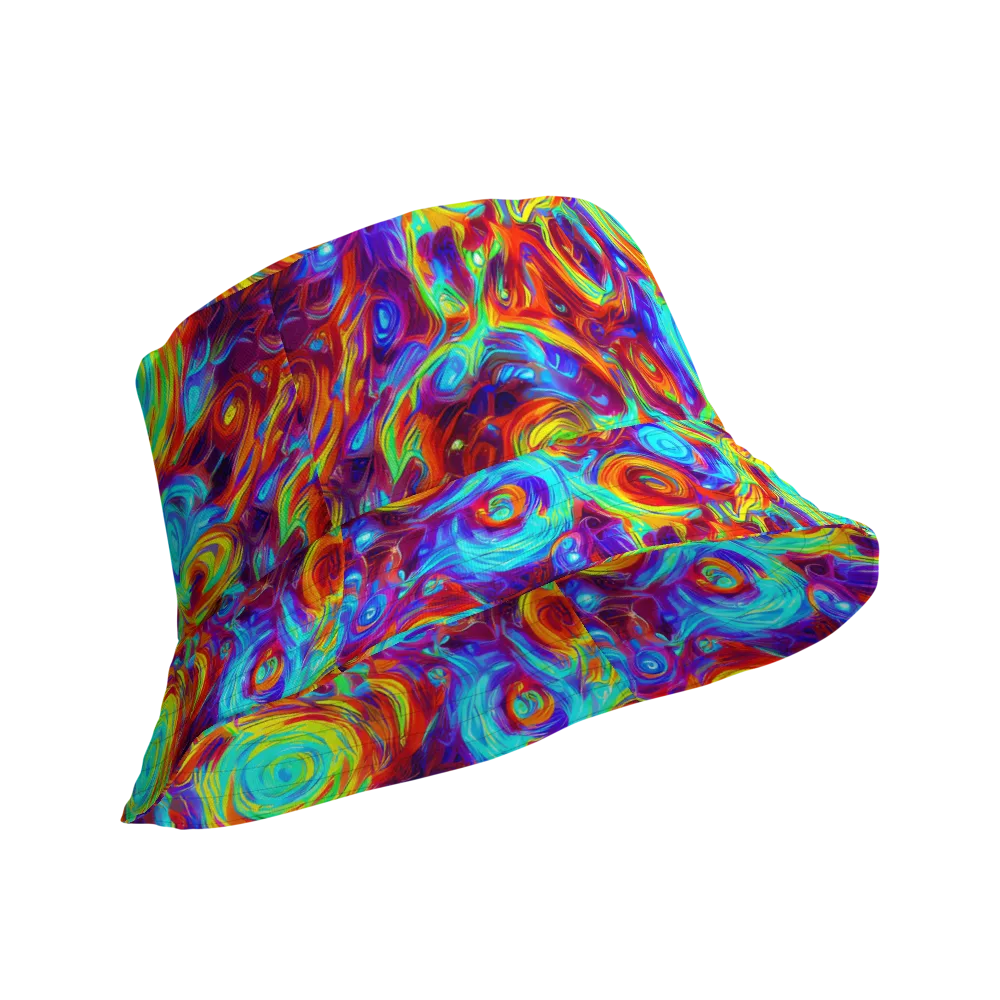 Fever Spiral on Reversible Bucket Hat — Product details Outside