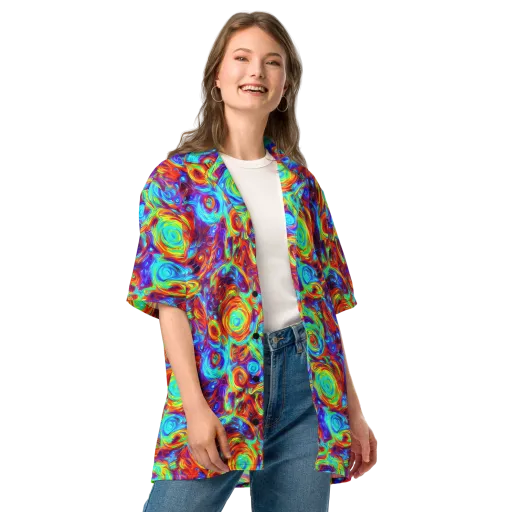 Fever Spiral on a Button Shirt