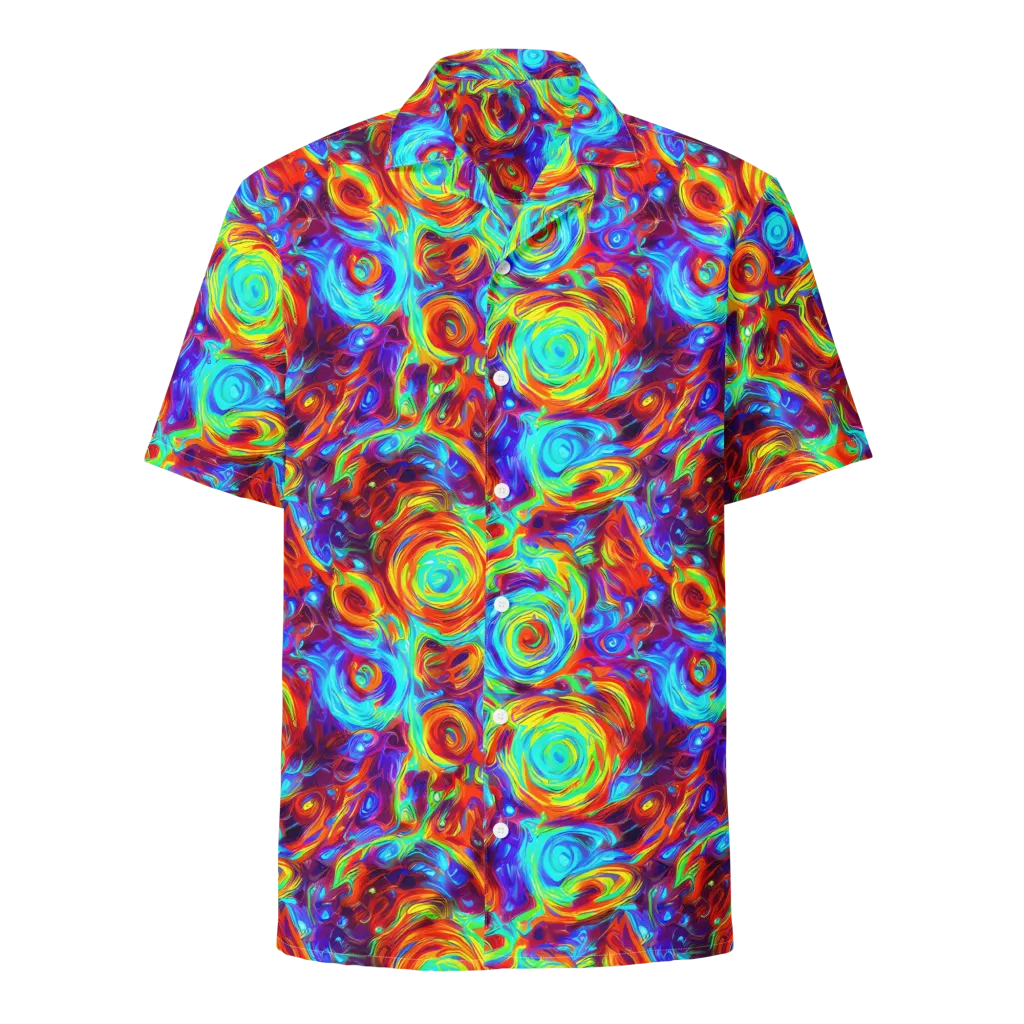 Fever Spiral on Button Shirt — Front