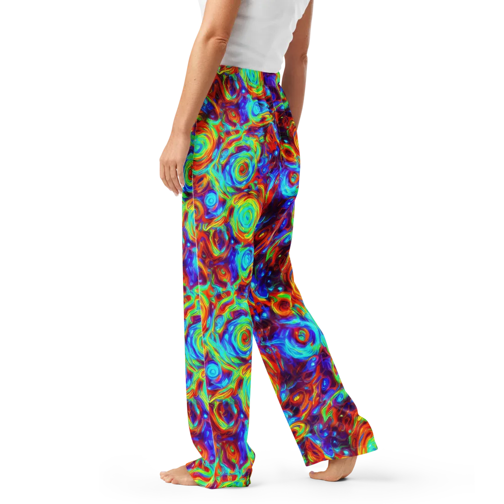 Fever Spiral on Women's Pajama Pants — Left