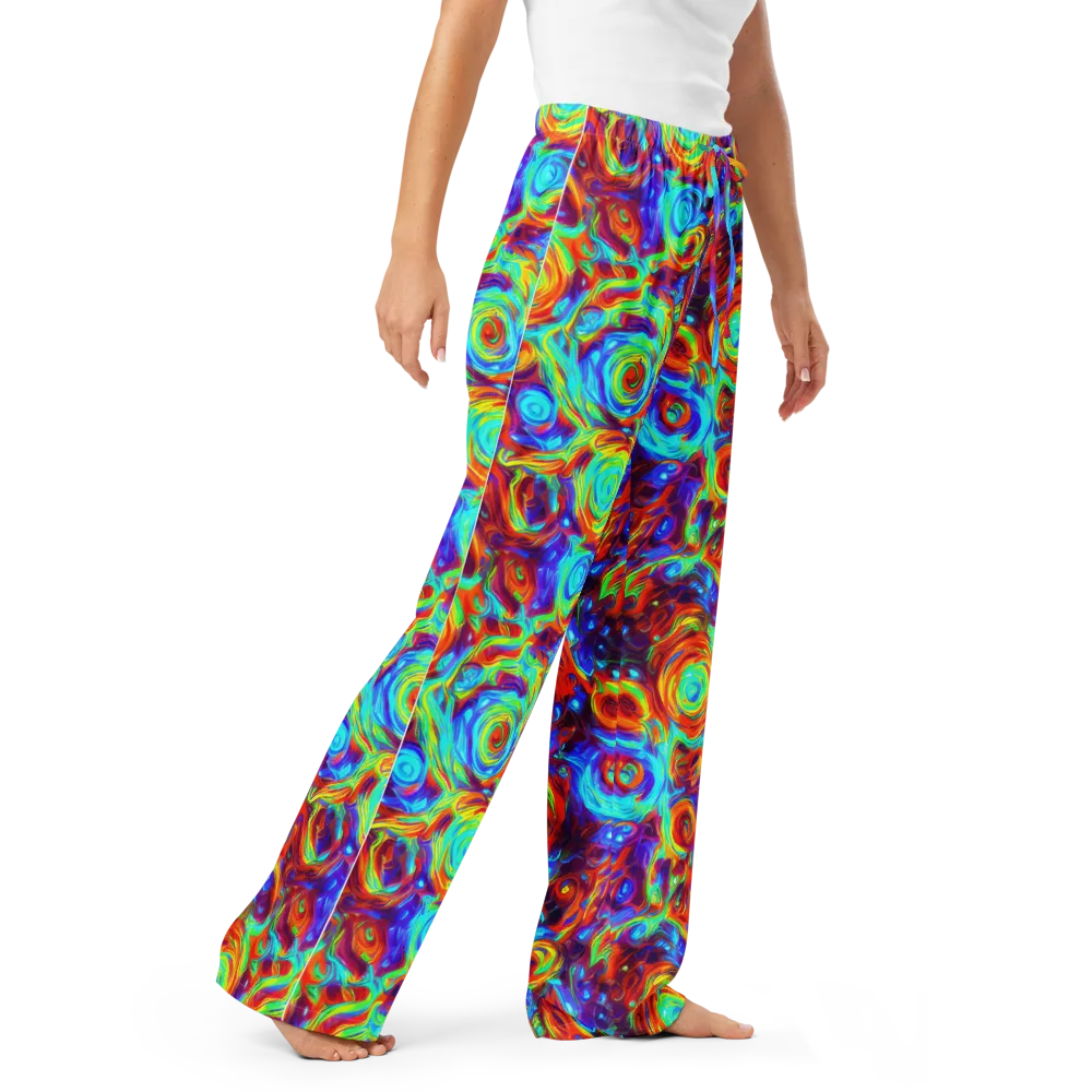Fever Spiral on Women's Pajama Pants — Right Front