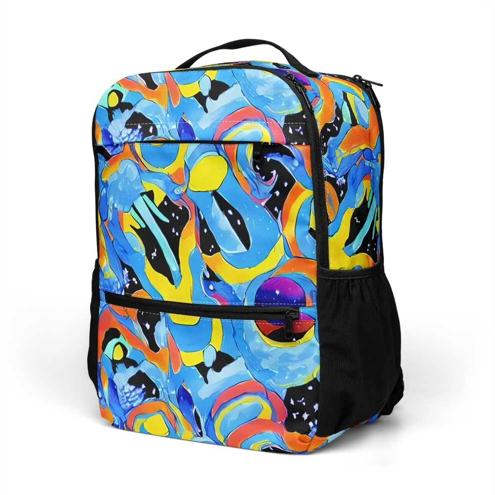Popstorm on Utility Backpack — Left Front