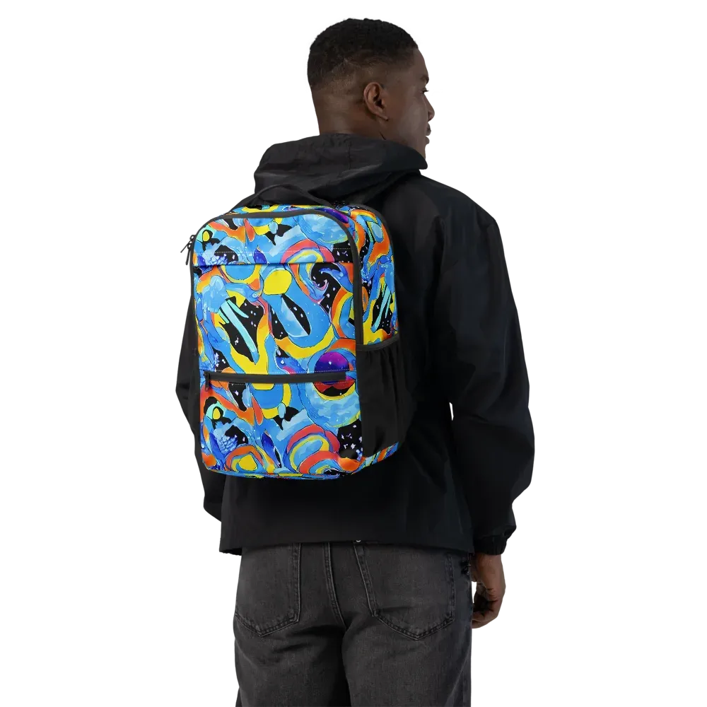 Popstorm on Utility Backpack — Back