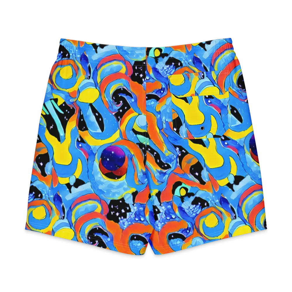 Popstorm on Men's Board Shorts — Back