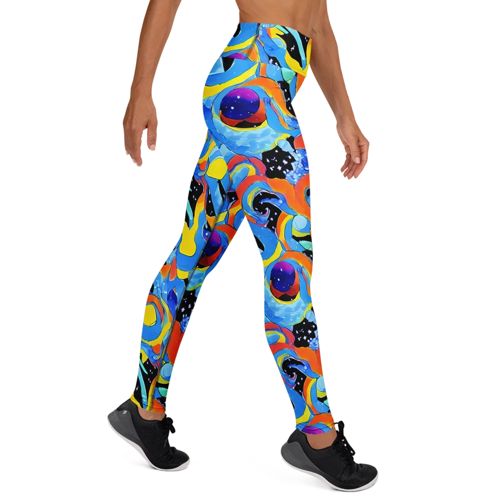 Popstorm on Yoga Leggings — Right
