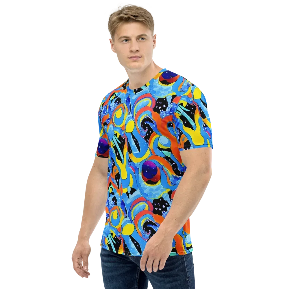 Popstorm on Men's Crew Neck T-Shirt — Left
