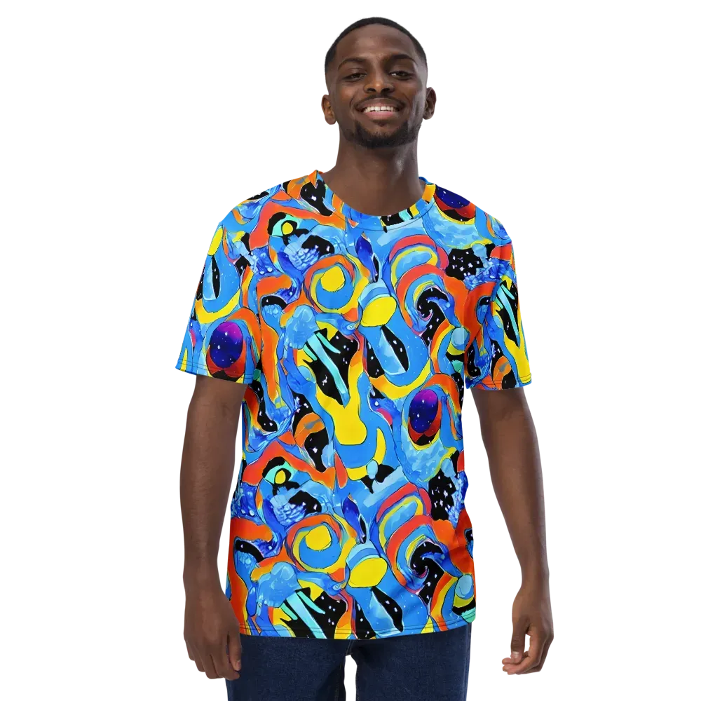 Popstorm on Men's Crew Neck T-Shirt — Front