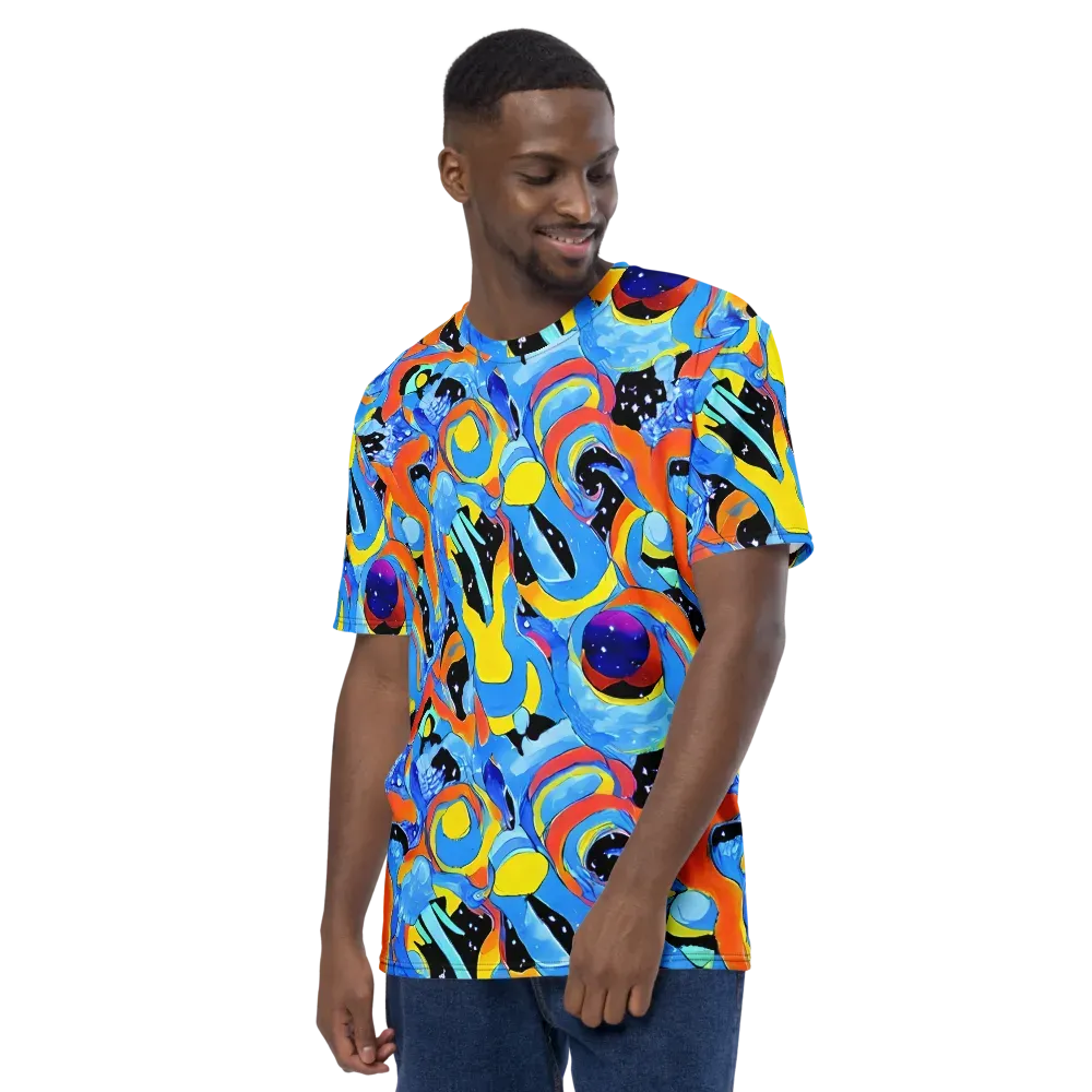 Popstorm on Men's Crew Neck T-Shirt — Left