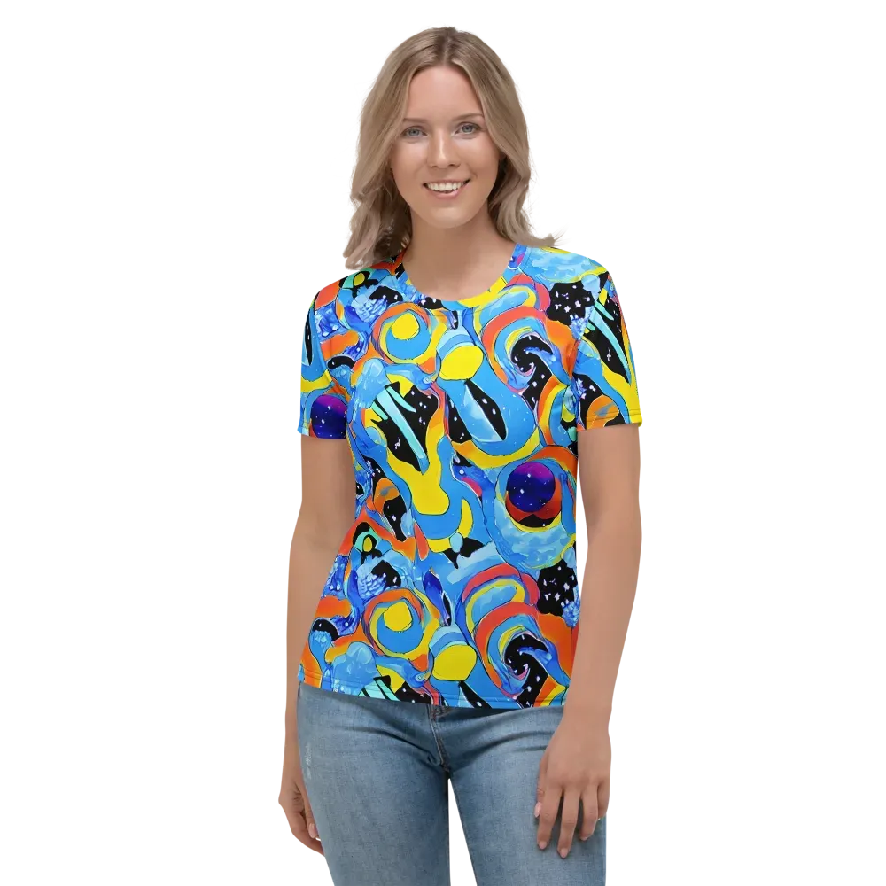Popstorm on Women's Crew Neck T-Shirt — Front