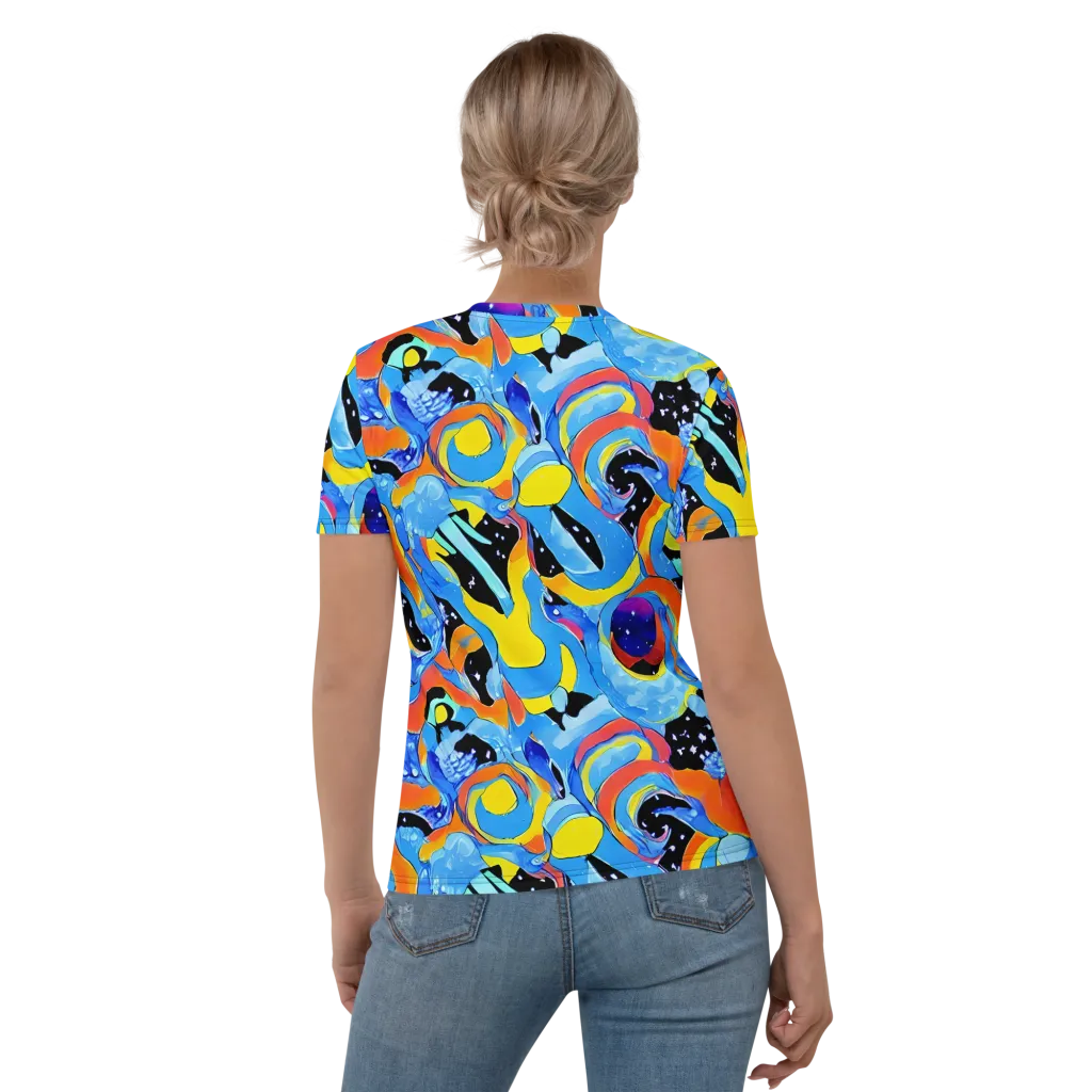 Popstorm on Women's Crew Neck T-Shirt — Back