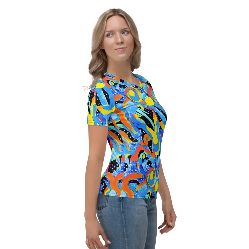 Popstorm on Women's Crew Neck T-Shirt — Right