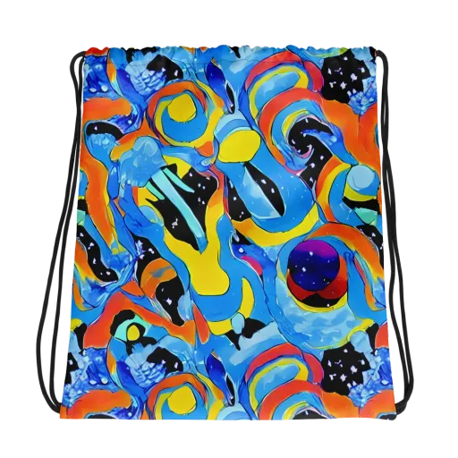 Popstorm on a Drawstring Bag