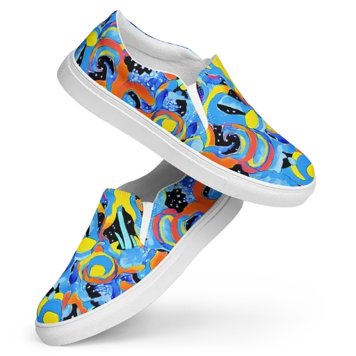 Popstorm on a Women's Slip-On Canvas Shoes