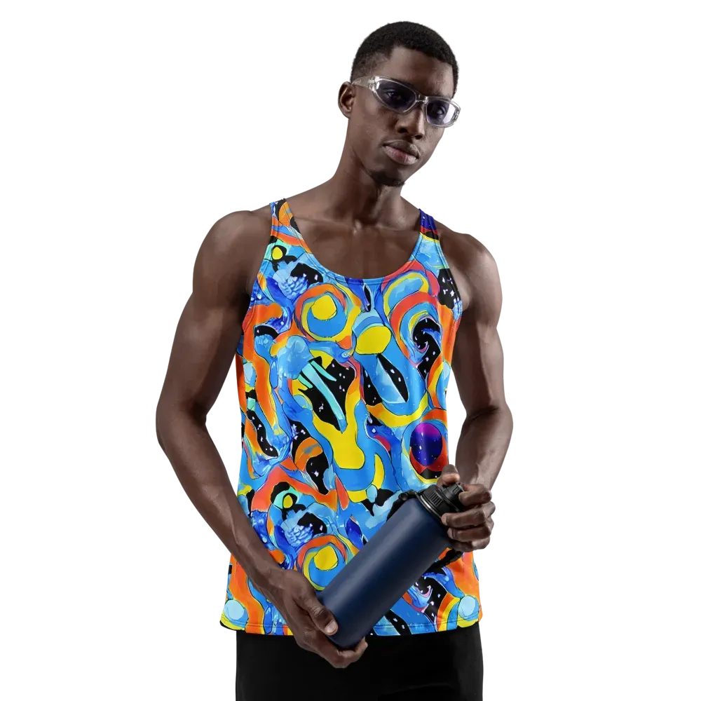 Popstorm on Men's Tank Top — Front