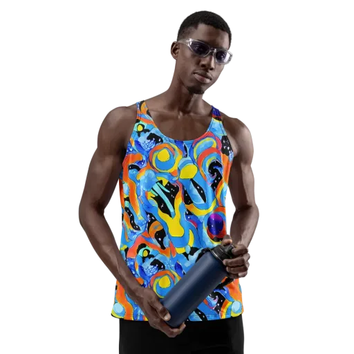 Popstorm on a Men's Tank Top