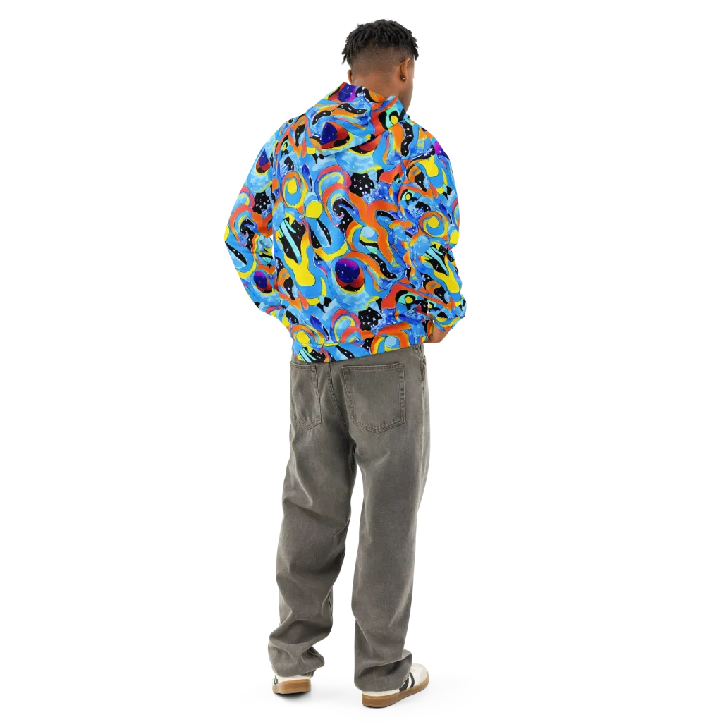 Popstorm on Cotton Hoodie — Back