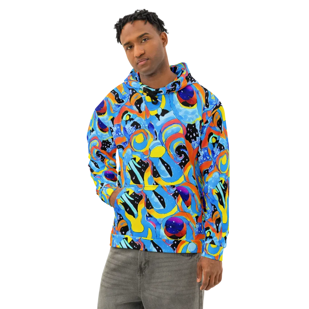 Popstorm on Cotton Hoodie — Left Front