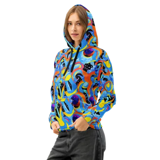 Popstorm on a Cotton Hoodie