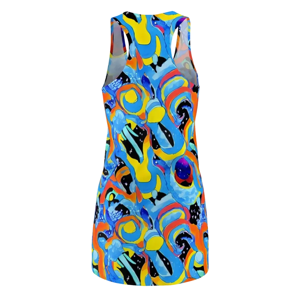 Popstorm on Racerback Dress — Back