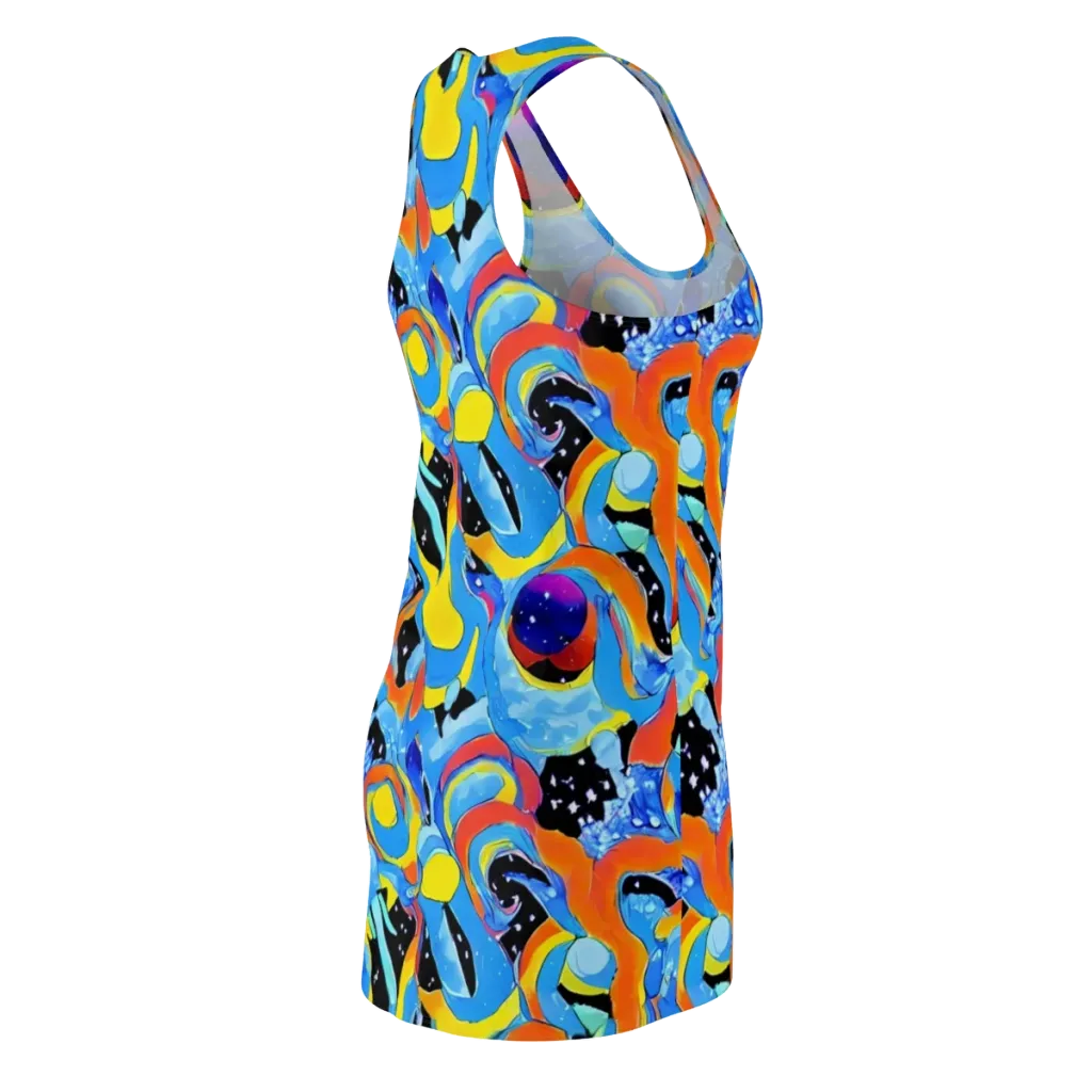 Popstorm on Racerback Dress — Back Side