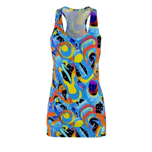 Popstorm on a Racerback Dress