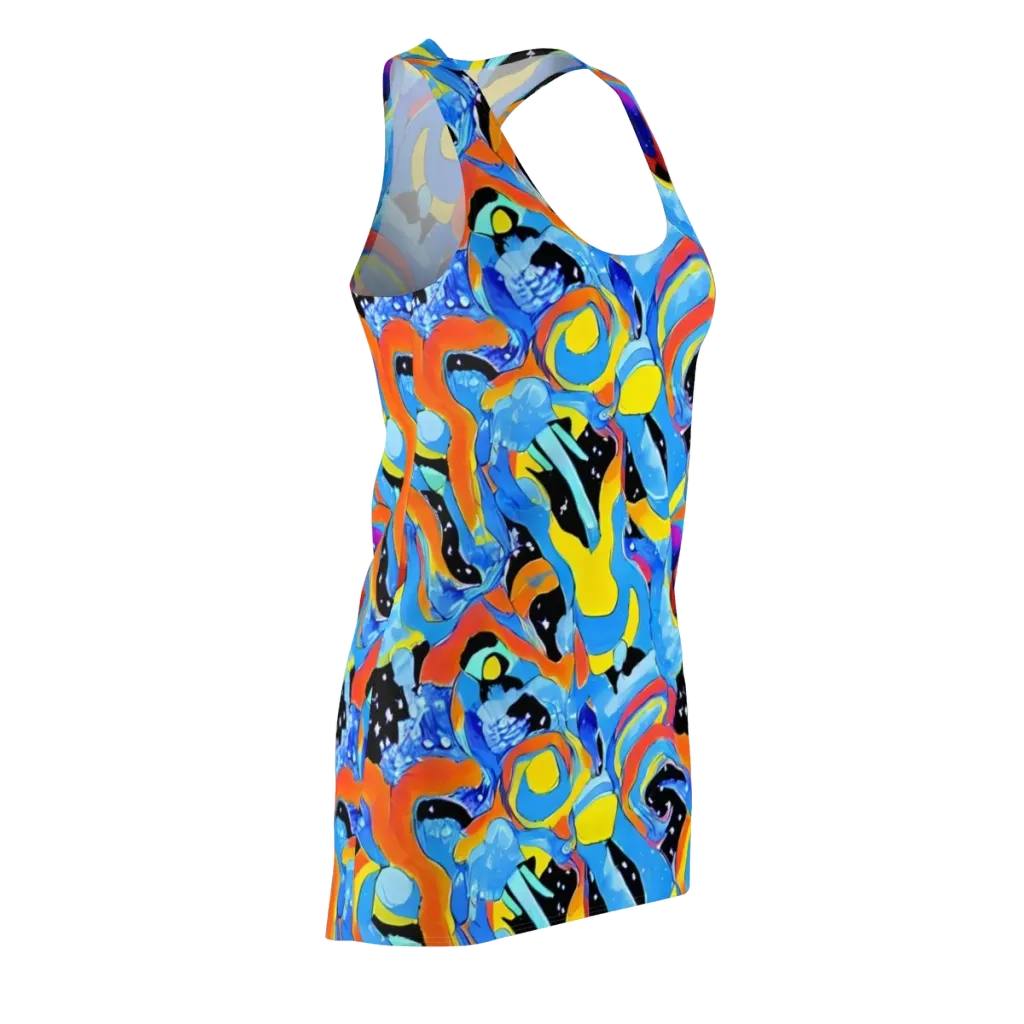 Popstorm on Racerback Dress — Front Side