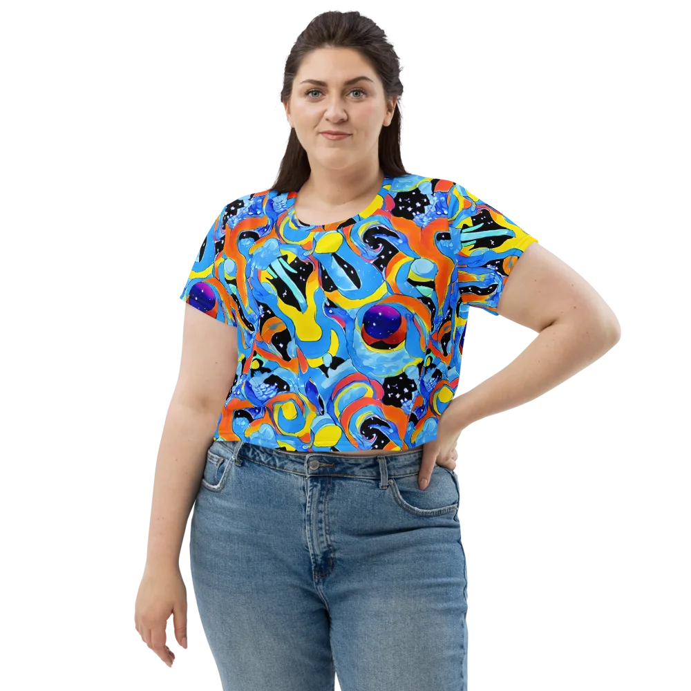 Popstorm on Crop Tee — Front