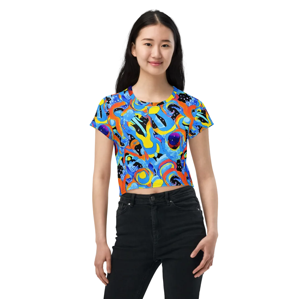 Popstorm on Crop Tee — Front