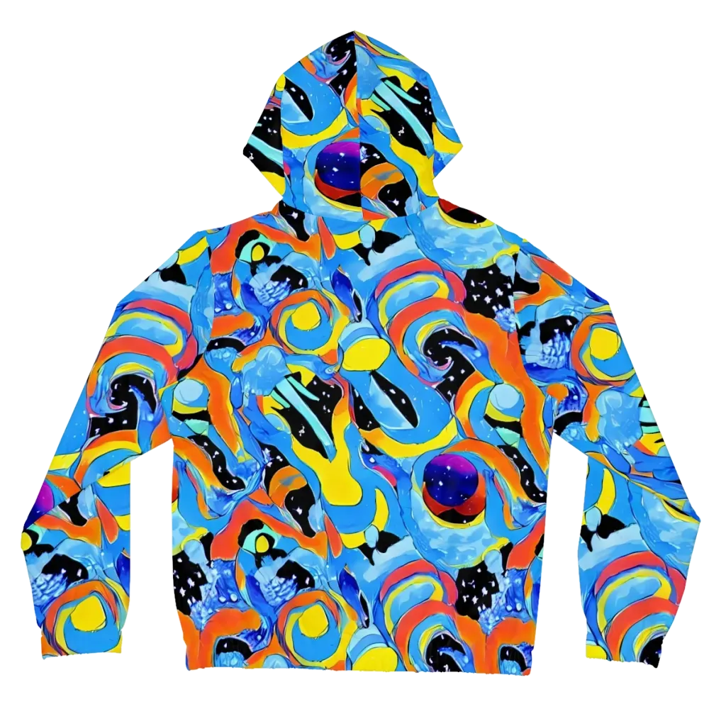 Popstorm on Women's Full-Zip Hoodie — Back