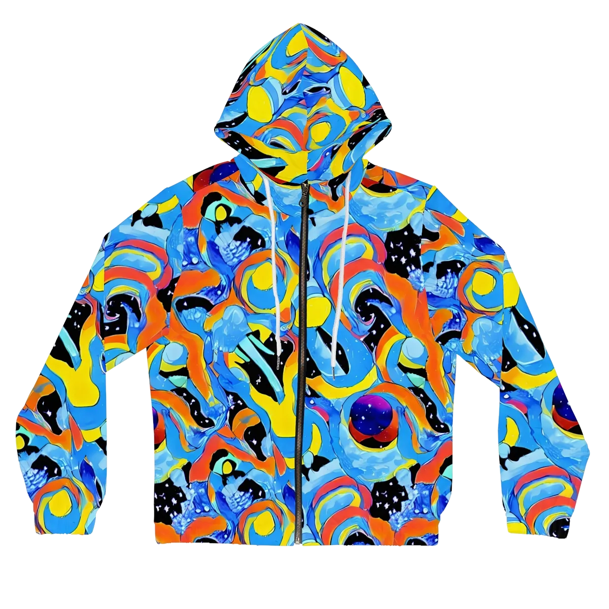 Popstorm on Women's Full-Zip Hoodie — Front