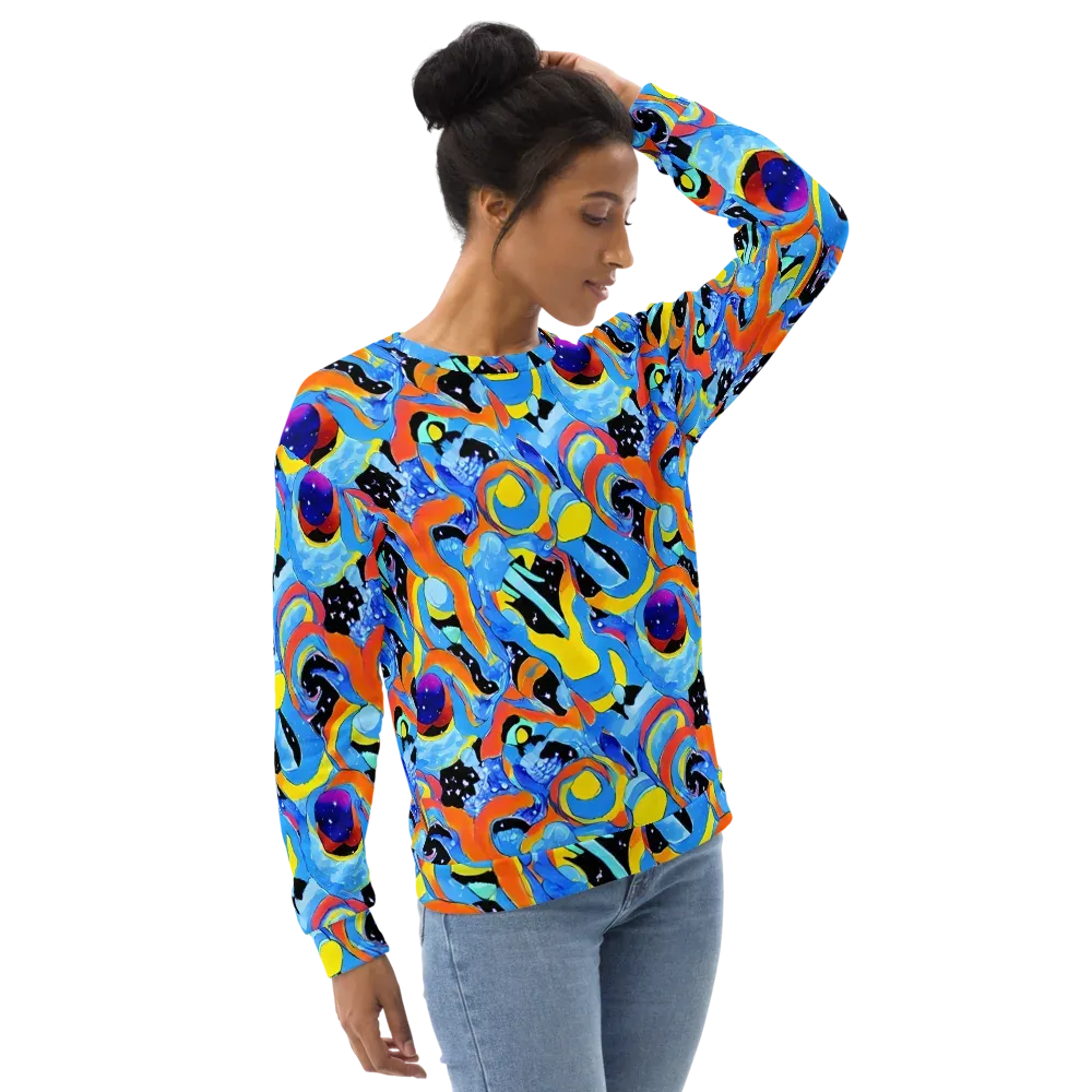 Popstorm on Sweatshirt — Right Front