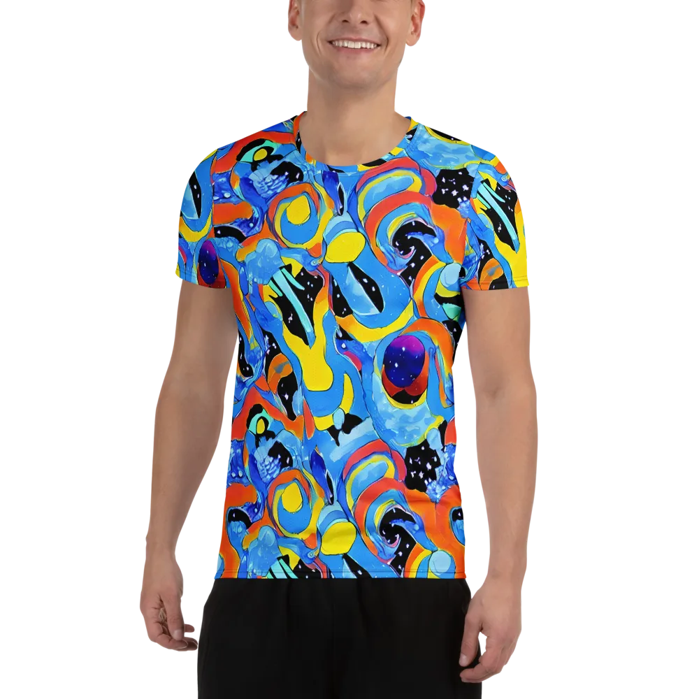Popstorm on Men's Athletic T-Shirt — Front