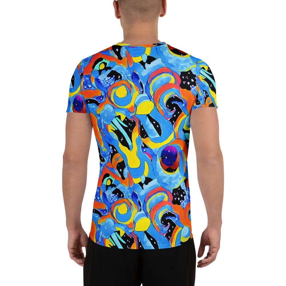 Popstorm on Men's Athletic T-Shirt — Back