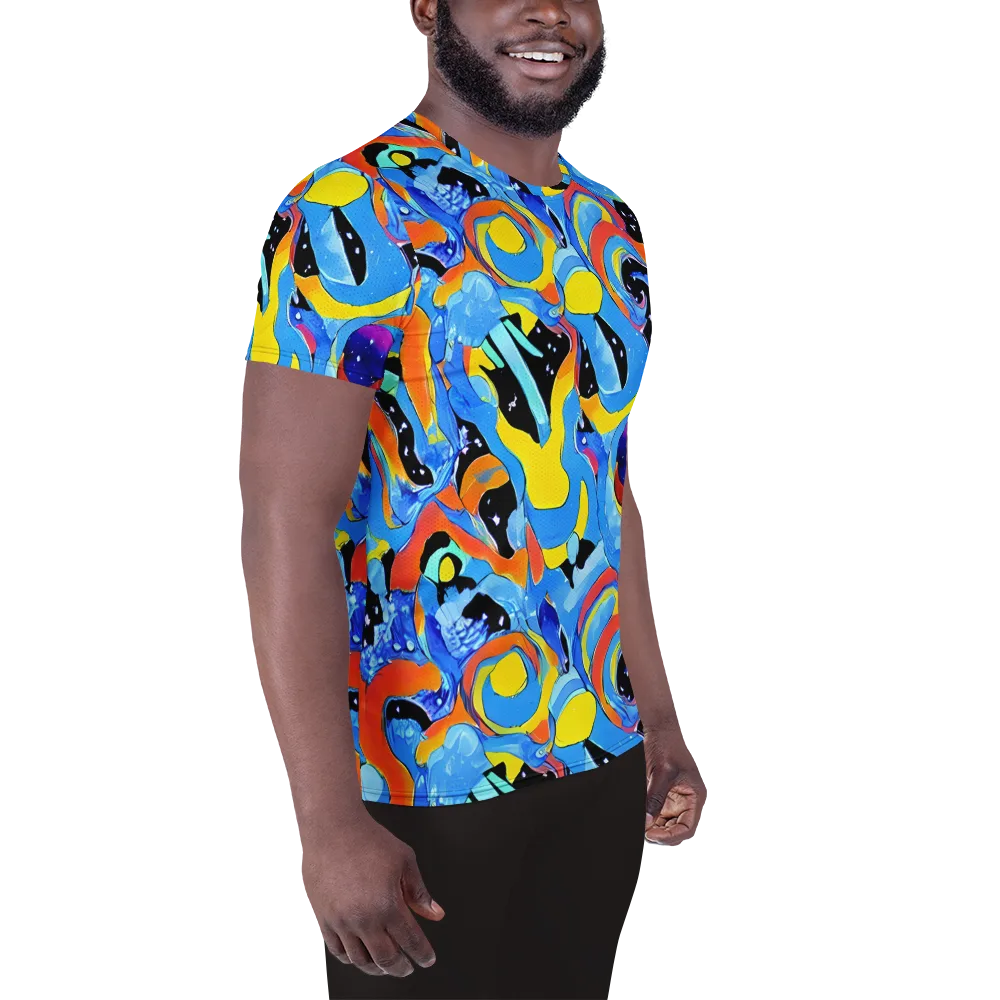 Popstorm on Men's Athletic T-Shirt — Right