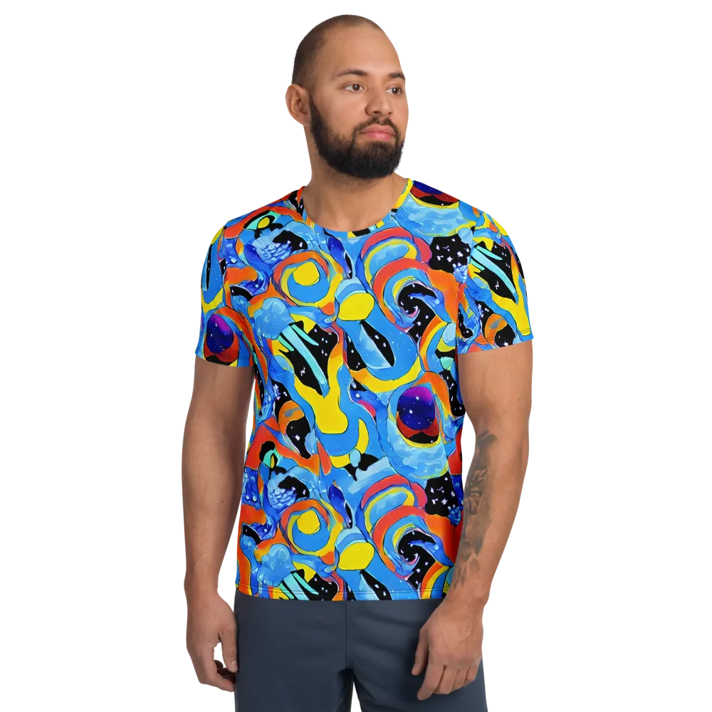 Popstorm on Men's Athletic T-Shirt — Front