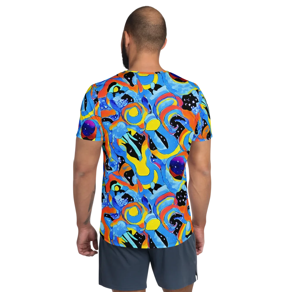 Popstorm on Men's Athletic T-Shirt — Back