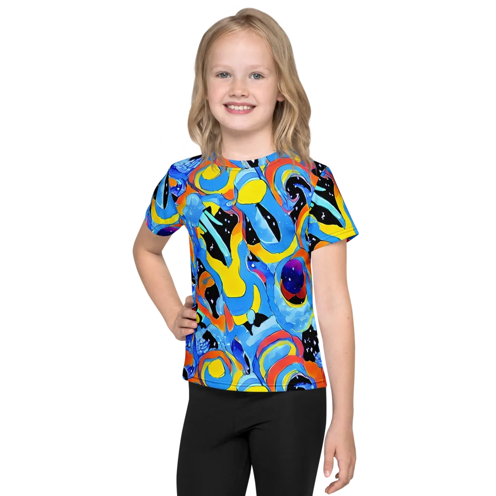 Popstorm on Kids Crew Neck T-Shirt — Front