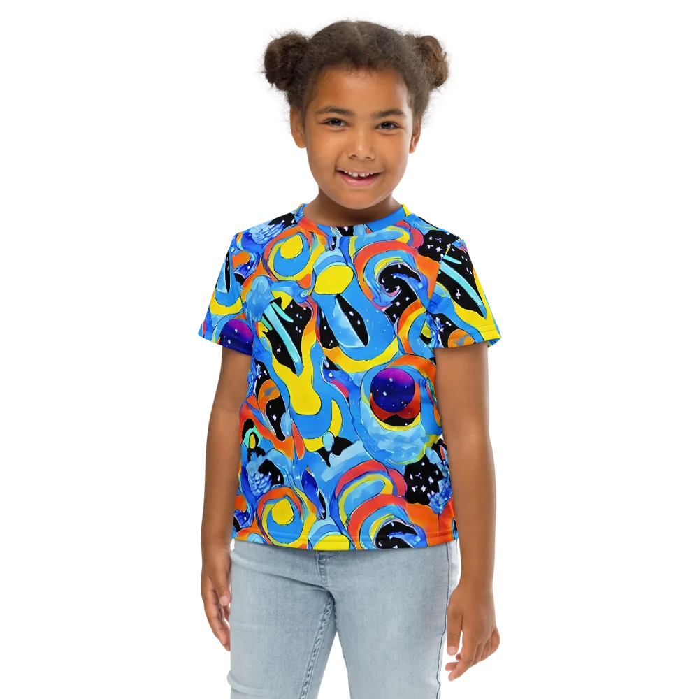 Popstorm on Kids Crew Neck T-Shirt — Front