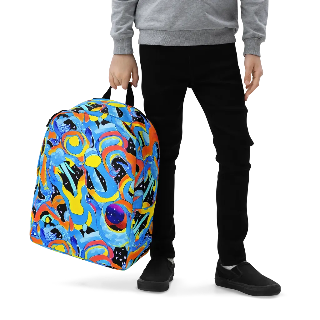 Popstorm on Minimalist Backpack — Zoomed-in