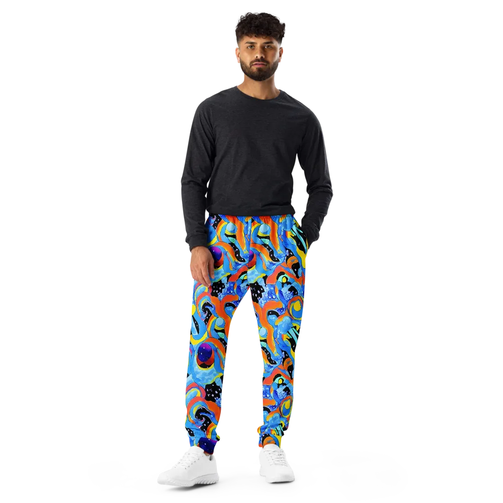 Popstorm on Men's Joggers — Front
